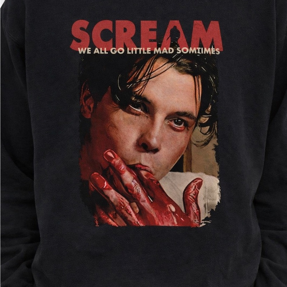 Scream Horror Graphic Crewneck Sweatshirt 🔪🩸